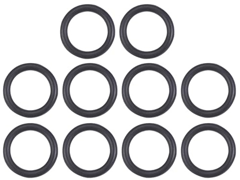 QUARKZMAN 10 Stück FKM O-Ringe 14mm x 10mm x 2mm Dichtungsringe Fluorkautschuk Unterlegscheibe 75A Dichtung Dichtung für Motoren Getrieben Klimaanlagen Turbolader Hydrauliköl