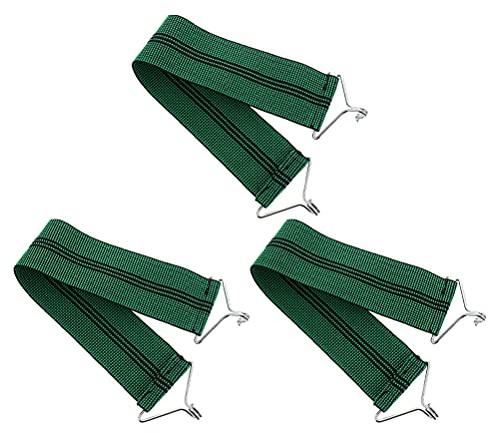 SAFIGLE Bruchsicherer Gurt für Stuhl, 3 Stück, Elastisches Gewebe, Grün