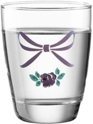 Household heat-resistant milk ice cup Korean fresh and exquisite personality-short purple -301-400ml
