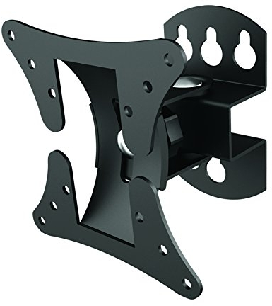 Beetronic Tilt and Swivel TV Wall Mount Bracket 13 - 27 Screen 75x75mm 100x100mm VESA