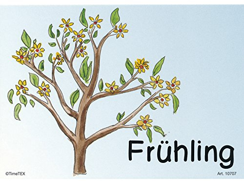 EDUPLAY 120529 Jahreskalender mit 100 Karten für Grundschule & Kita, DIN A6, Mehrfarbig (1 Stück)