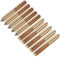 sourcing map 10 Stück M10 Aufhänger Schrauben Länge 3-1/8(80mm) Doppelkopfschrauben Selbstschneidende Ersatz 10mm Holzgelenk Möbelbeine