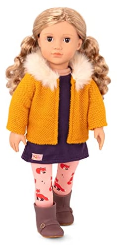 Our Generation – 46 cm Fashion Puppe – Blondes Haar & braune Augen – Outdoor-Outfit – Rollenspiel – Spielzeug für Kinder ab 3 Jahren – Florence