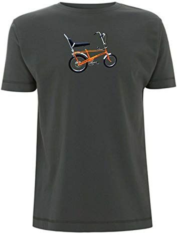 Time 4 Tee Raleigh Chopper Inspired MK1 T Shirt Cycling 1970s Vintage Bike BMX Classic Ride Retro Bicycle collectable 70's Gift (X Large, Grey)