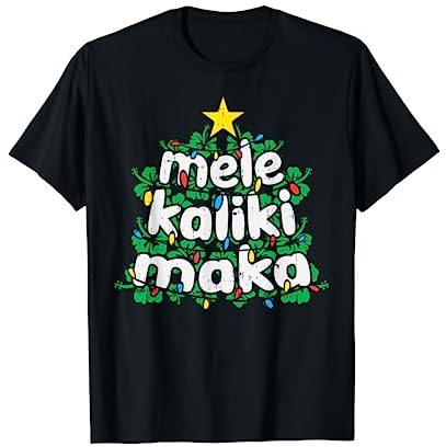 Mele Kalikimaka Merry Hawaiian Christmas Hawaii Aloha Gift T-Shirt