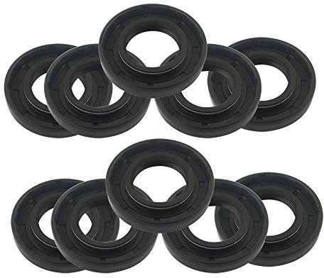 F-MINGNIAN-SPRING 10 Stück TC Art Paraöl Dichtungsring 14 x 25 x 7/14 x 28 x 7/14 x 30 x 7/14 x 32 x 7/15 x 24x7 / 15 x 26 x 7 mm NBR Gummi schwarz Radial Wellendichtring 15x35x7mm