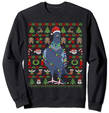 Ugly Christmas Tauben Weihnachtsoutfit Taubenzucht Geschenk Sweatshirt