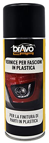 Nespoli Bravocar Vernice per Fascioni in Plastica Nero 400ml