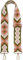 styleBREAKER Taschen Schulterriemen verstellbar mit Buntem Ethno Muster, Wechsel Taschengurt, Karabiner, Handyband 02013024, Farbe:Camel-Oliv-Beige-Rose