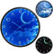 OCEST Luminous Wall Clock for Bedroom, 12 Inch Silent Battery-Operated Indoor Clocks for Living Room Kitchen, Large Display Glow in the Dark Night light Up Kids Boys Birthday