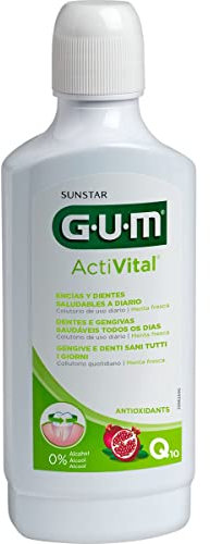 GUM ActiVital Q10 colutorio para encías y dientes saludables frasco 500 ml