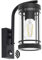qfzwj Aussenlampe mit Bewegungsmelder, Edelstahl Schwarz Aussenleuchte,Anthrazit Wandleuchte aussen,IP44 Wasserdichte Außenlampe,E27 Base Wandlampe Max.60W