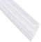 TA-VIGOR Frameless Shower Door Bottom Seal Strip, 7/16(11mm) Drip Rail - 5/16(8mm) Glass x 118(3000mm) Length F-Type Glass Shower Screen Door Sweep Silicone for Shower Door Seal
