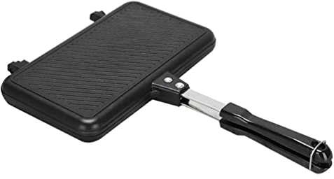 OQHAIR Sartén para Huevos, Estufa, Parrilla, sartén, sandwichera, Prensa, Parrilla, tostadora, Placas antiadherentes compactas, Queso, para Huevos, jamón, bistecs, Desayuno, Suministros d