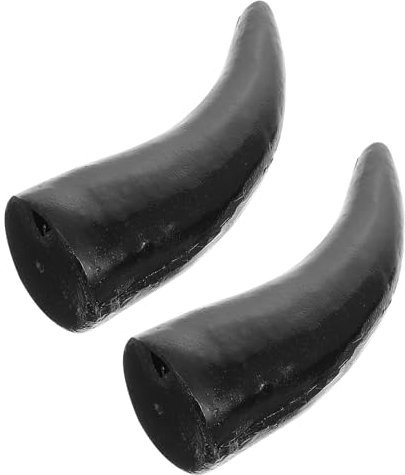 SAFIGLE 1 Paar Simulationshorn Stierhörner Halloween-kostüm Cosplay Hörner Teufel Dämonen Hörner Ochsen-DIY-hörner-Stirnband Cosplay-hörner-Clips Bullenhörner Fräulein Zubehör Plastik Haar