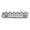 LUTH Premium Profi Parts Set cestello superiore compatibile con Bosch 12005548 portabicchieri lungo per scolapiatti superiore lavastoviglie