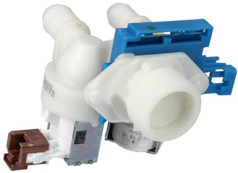 ensipart Magnetventil 2 fach 180° kompatibel mit/Ersatz wie AEG 1325186508 für Waschmaschine