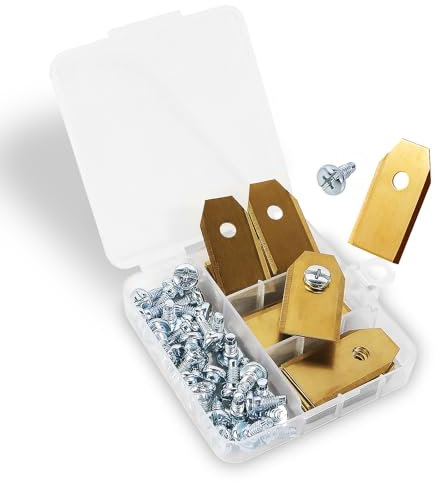 30 Stück 0.75mm Robots Rasenmähermesser für Husqvarna Automower Messer - für Gardena - für Yard Force - Upgrade Your Mower with Premium Quality Ersatzmesser Zubehör