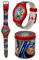 Analoge Armbanduhr Avenger Marvel Kinderuhr in Blechdose, rot