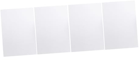 HOODANCOS Weißes Augenschutzpapier 4 Stück Blankes Papier für Schüler | Notizblatt, Selbstgemacht für Berechnungen und Zeichnungen, Papier für Kinder und Studenten