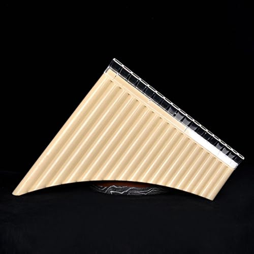 Flauto di Pan, Strumento Flauto di Pan con Chiave di Do Soffiante per Principianti o Appassionati di Musica (Bianco)