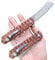 Obespina Couteau Pliant de Poche Damas Tanto Inversé Style Japonais Pliant Acier Damas 67 Couches VG10 Couteau de Poche Damascus lame Tranchante Manche en bois, Pour Collection Cadeau Homme
