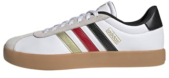 adidas Herren VL Court 3.0 Shoes, FTWR White/core Black/Gold met., 46 EU