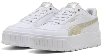 PUMA Damen Karmen II Idol Metallic Whisper Sneakers 39, White Gold