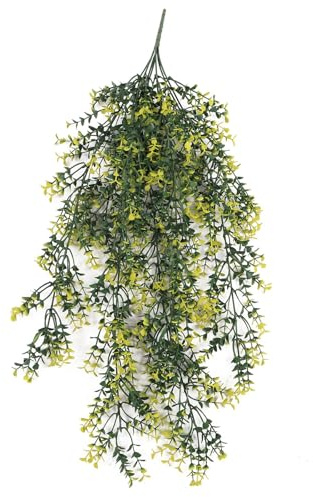 Leaf Artificial Hanging Plants Fire Resistant UV Resistant