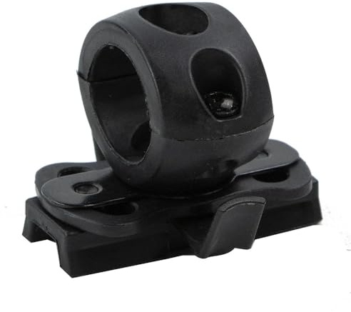 OAREA Taktische Helm Taschenlampe Klemmhalterung 360 Grad Schnellspanner Taschenlampe Halter Adapter Fast Mich IBH(25mm)