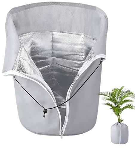 Couverture de protection contre le gel pour plantes, arbustes réutilisables par temps froid, pour extérieur, arbres fruitiers en pot, arbustes