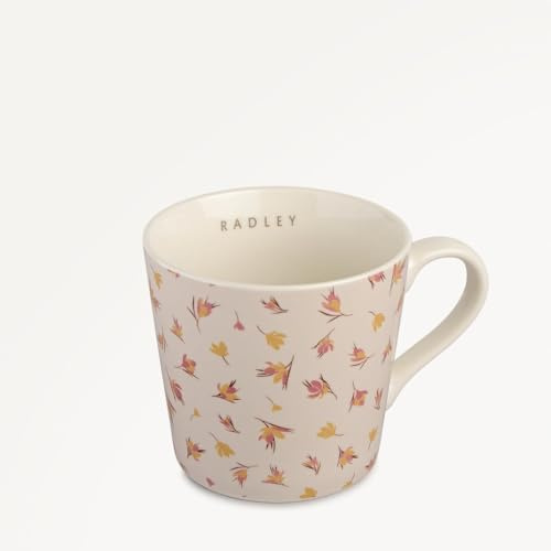 RADLEY London Womens Carnation Bone China Mug in Cream