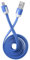 REALMAX 1M Micro USB Cable High Speed | Data Sync + Fast Charging | Flat Noodle Lead for Power Banks | Android Smart-phones Samsung Galaxy Blackberry HTC Motorola Nokia Nexus LG, Tablets Sony (Blue)