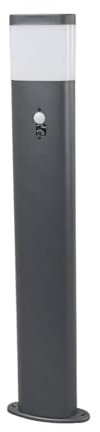 Lindby LED Wegeleuchte/Pollerleuchte mit Bewegungsmelder, Höhe 80 cm Wegelampe spritzwassergeschützt IP44 8,1W Außenleuchte