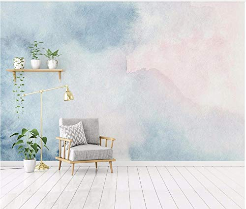 Fototapete 3D Tapete Kinderzimmer Deko Blaues Aquarell Nordische Zusammenfassung Tapeten Vliestapete Wandbilder Schlafzimmer Wanddeko Wohnzimmer Wandgemälde