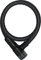 ABUS Kabelschloss Microflex 6615K/85 SCLL - Fahrradschloss-Set mit Halterung SCLL für den Sattelklemmbolzen des Fahrrads - 15 mm - ABUS Sicherheitslevel 5 - Schwarz