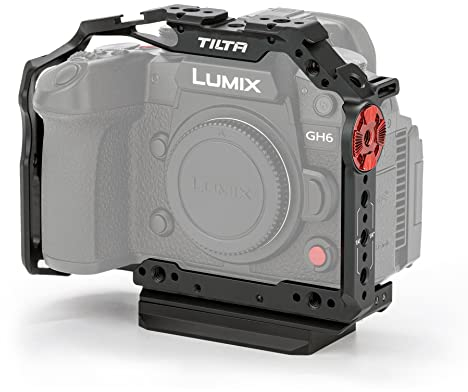 TILTA GH6 Kamera käfig Cage TA-T15-FCC-B-2 für Panasonic GH6 Kamera rigur Rig (schwarz)