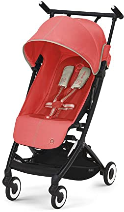 CYBEX Gold Poussette Libelle, de 6 Mois à 4 ans env. (max. 22 kg), Ultralégère (seulement 5,9 kg), Hibiscus Red (Rouge)