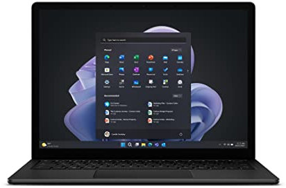 Microsoft Surface Laptop 5 i5-1245U notebook 34.3 cm (13.5) Touchscreen Intel® Core™ i5 16 GB LPDDR5x-SDRAM 256 GB SSD Wi-Fi 6 (802.11ax) Windows 10 Pro Black