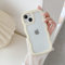 QLTYPRI Case for iPhone 13 Pro Max, Cute Curly Wave Frame Clear Case for Girls Women, Transparent Soft TPU Bumper Shockproof Phone Cover for iPhone 13 Pro Max - Yellow
