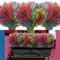 14 Bündel Kunstblumen für Außen Künstliche Blumen 7 Farben Künstliche Balkonpflanzen UV-beständige Lavendel Künstliche Pflanzen wie Echt für Innen Außenbereich Garten Büro Hause Fenster Balkonkasten