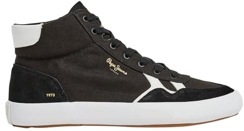Pepe Jeans Herren Travis City Sneaker, Schwarz (Schwarz), 9