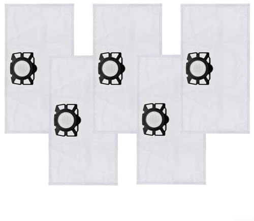 5 bolsas de filtro de fieltro para aspiradora Kar*cher 2.863-314.0 KFI 357 KA 40 WD2 Plus WD3 SE4002 piezas de repuesto bolsas para aspiradora