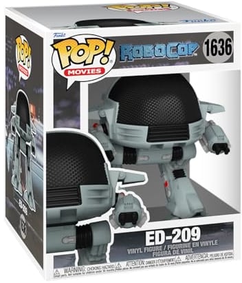 Funko Pop! Super: Robocop - ED-209 - ED-209 - Vinyl-Sammelfigur - Geschenkidee - Offizielle Handelswaren - Spielzeug Für Kinder und Erwachsene - Movies Fans - Modellfigur Für Sammler und Display