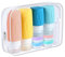 Reiseflaschen zum Befüllen, 17 Stück Silikon Reiseflaschen Auslaufsichere Travel Bottles Essentials und Reise Shampoo Behälter BPA-frei Praktisches Reiseflaschen Set für Lotion, Spülung, Duschgel
