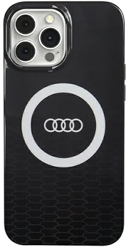 Audi IML Big Logo Case Hülle für iPhone 13 Pro / 13 6.1 Schwarz hardcase AU-IMLMIP13P-Q5/D2-BK
