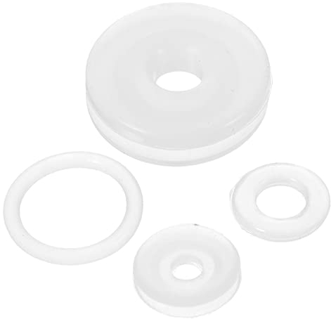 Zerodeko 4pcs Pressure Cooker Float Valve Seal Gasket Tower Pressure Cooker Gasket Silicone Pot Rings for 4l/5l/6l Pressure Cooker Accessories
