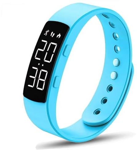 Schrittzähler ohne App und Handy Fitnessuhr Damen Herren Fitness Armband Schlaftracker Fitnessarmband Uhr Digital Armbanduhr Laufuhr Kalorien Distanz Sport Fitness Tracker Wecker Mädchen Junge Kinder