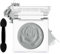 DE'LANCI Single Grau Lidschatten,Hellgrau Matte Lidschatten Make-up,Wasserfester Grau Lidschatten Gut Pigmentiert,Grundlegender Lidschatten Hohe Haltbarkeit,Wasteland-Punk-Make-up,Vegan #03