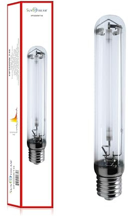 SunStream HPS Grow Lamp High Pressure Sodium Grow Bulb for Indoor Plant Hid Growing System Single Ended Growing Lamp 2000K (600W Single Ended HPS)